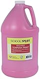 Fabricado en Estados Unidos. School Smart - Pintura de témpera lavable, galón, color rosa