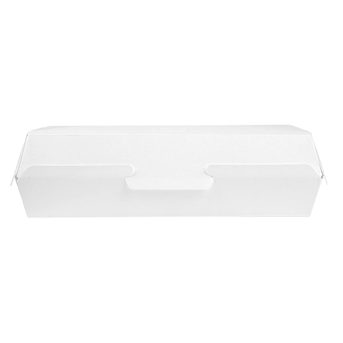 García de Pou 50 Unités - Boîtes Panini 'Thepack' 230 g/m2, 26,5 x 12,2 x 7 cm Blanc Carton Ondulé Nano-Micro