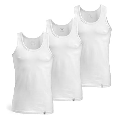 Greylags 100% Cotton Premium Undershirt | Round Neck | Vest | Shirt | Tank Top for Men White Cover