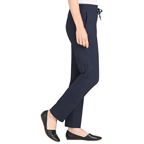 Dalia Women's Pants Size S Ladies' Pull-On w/Drawstring Blue2