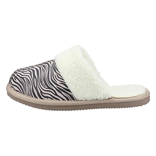 Hush Puppies Damen Arianna Hausschuh, Zebra, 38 EU