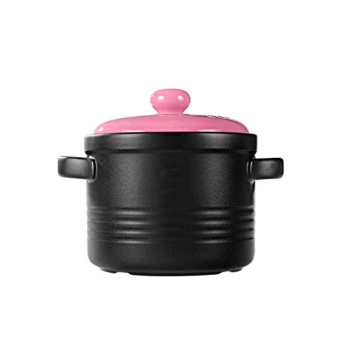 Olla de cerámica resistente para sopa microondas y guisados caseros 2