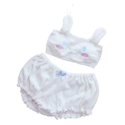 Sraeriot Juego de Pijamas Lindo de Kawaii Anime, Precioso Tubo de Terciopelo de Lujo Pantalones...
