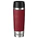 Produktbild Emsa Isolierbecher MIT Gravur (z.B. Namen) 500ml TRAVEL Mug Grande Manschette Rot mit persönlicher Rundgravur, Travelmug Kaffee & Tee Thermo to-go-Becher mit 100% auslaufsicher