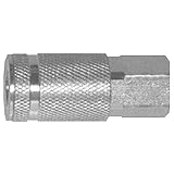 Dixon Valve DC20 Brass Air Chief Industrial Interchange Quick-Connect Air Hose Socket, 1/4