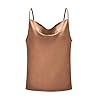 Miessial-Womens-Spaghetti-Straps-V-Neck-Satin-Camisole-Sleeveless-Soft-Tank-Tops Miessial Women's Spaghetti Straps V Neck Satin Camisole Sleeveless Soft Tank Tops Khaki 4-6