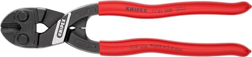 KNIPEX Cobolt Compact Bolt Cutter with Plastic Coating 200 mm, 71 01 200