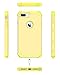 BENTOBEN for Case for iPhone 8 Plus/iPhone 7 Plus, 3 in 1 Hybrid Hard PC Soft Rubber Heavy Duty Rugged Bumper Shockproof Anti Slip Phone Cover for iPhone 8 Plus/7 Plus, Yellow Lemon