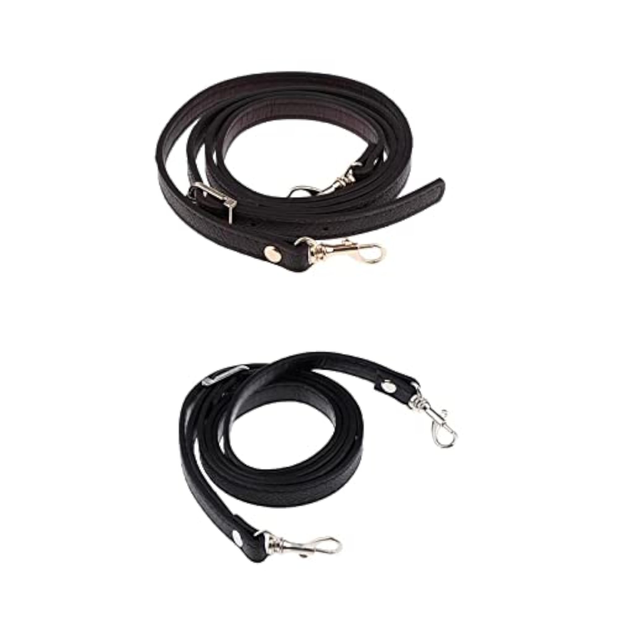 2x Adjustable PU Leather Shoulder Bag Strap Replacement