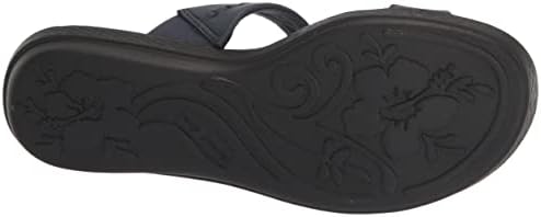 Easy Street Women's Talia Wedge Sandal, Navy, 10 | Image 3