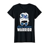 En mars, les mamans portent la sensibilisation au cancer du côlon colorectal bleu T-Shirt