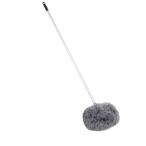 Image of Extendable Long Handle, Ceiling Fan Blade Cleaning Tool Reusable Washable Microfiber Mop Microfibre Duster for high Ceilings, Cobweb Telescopic Extension Pole kit, Duster
