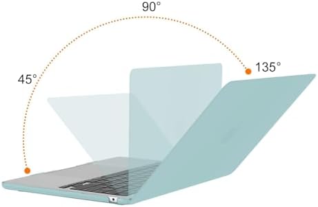 MOSISO Compatible Models MacBook Air Case 13 Inch M4 M3 M2 Chip Released 2025-2022 A3240 A3113 A2681, Protection Compatible Models MacBook Air 13.6 Inch Plastic Hard Case Cover (Aquamarine Blue)