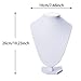White Bust Necklace Jewelry Display Stand 26cmx19cm(10 2/8
