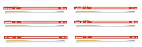 Image of Halonix 30 Watt 3-in-1 LED Tube Light | 3 Color LED Batten | White, Warm Yellow & Off-White Lighting Modes | High Brightness Tube Light | Pack of 6