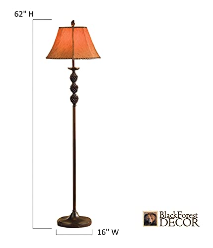 Black Forest Décor Pinegrove Floor Lamp - Rustic Living Room Or Home Décor #TOP4