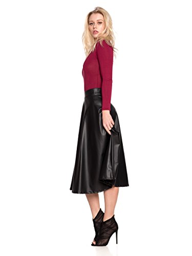 Cemi Ceri Women's J2 Love Faux Leather Flare Skirt3