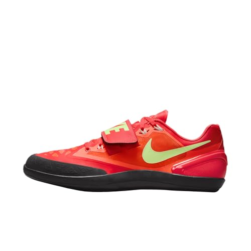 Nike Zoom Rotational 6 Track & Field Throwing Shoes (FZ9606-600, Bright Crimson/Lime Blast/Mint Foam/Washed Coral) Size 7