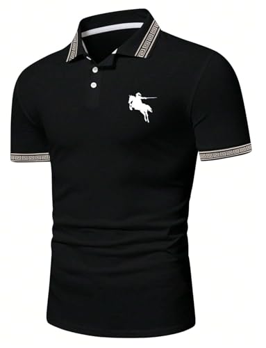 Lymio Polo T Shirt for Men || T Shirt for Man || Collar T Shirt Style Men (Packs Also Available) (Polo-34-37)