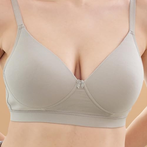 Image of MAASHIE M5505 Women's Padded Foam Cups Full Coverage Non Wired T-Shirt Bra