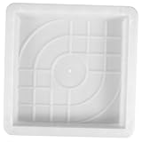 ukcoco stampo pavimentazione in plastica bianca per pietre da giardino riutilizzabile mold per calcestruzzo e cemento per percorsi cortili balconi e aree esterne