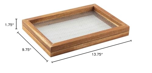 Tablecraft 11088 Herb Drying Rack, Natural, 13.75-inch Length, Acacia Wood - Image 10