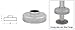 C.R. LAURENCE HR20XCBS CRL Brushed Stainless Canopy for 2" Tubing