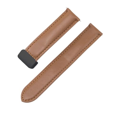 [X] 20mm U[Xgbv Fit For Samsung Galaxy Watch 6/5/4 44mm 40mm 5Pro 45mm 6Classic 43 47mm }OlbgobNoh For Huawei 4 ɓK(Brown b