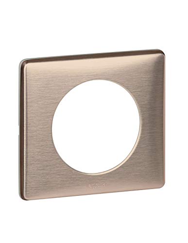 Legrand 068992 Platte Céliane, Metall, 2 Positionen, Kupfer
