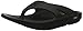 OOFOS Unisex Original Thong flip flop , Black, 8 M US Women /  6 M US Men's