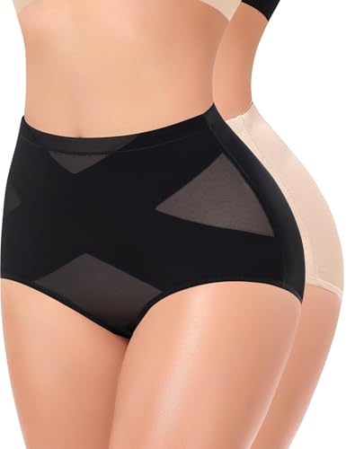 Image of Werena High Waisted Tummy Control Shapewear Panties for Women Body Shaper Underwear