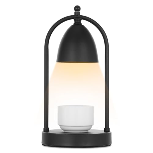 Pomya Candle Warmer Lamp with Timer 4-Level Dimmable Flameless Black