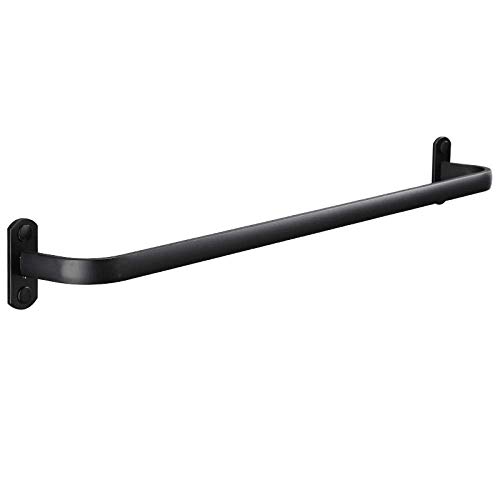 Tige simple de luxe en aluminium spatial noir mat pour aménagement mural - 2