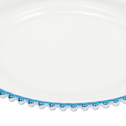 Platos Decorativos Redondos Azules 25 Piezas 32 cm miniatura 4