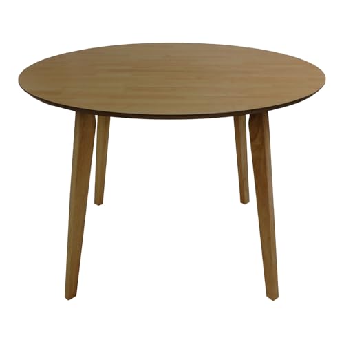 Opiniones y reviews de Mesa Antecomedor los preferidos por los clientes. 45 MUNDO IN MUEBLES Mesa de Comedor 110 Madeira Chapa Nogal | Mesa Circular de 110 cm | Diseño Moderno en Color Nogal | Estructura Robusta y Elegante | Ideal para Comedor, Cocina u...