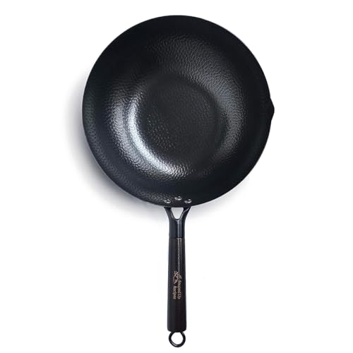 Wok de Acero al Carbono para Estufas Eléctricas, Inducción y Gas miniatura 1