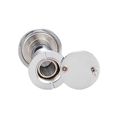 Forliggio Peephole Front Door Viewer With Privacy Cover, One-Way 220 Degrees In Chrome #TOP2