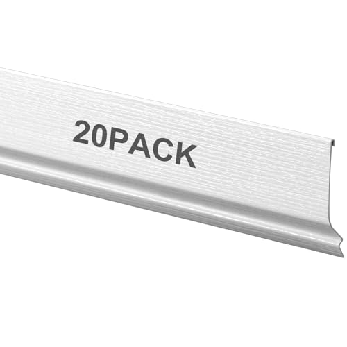 Yaocom 20 Pack 116 ft Mobile Home Parts Skirting Coverage Bottom Guard Protective Skirting Bottom Vinyl Skirt Panels Trim for Mobile Home Exterior White
