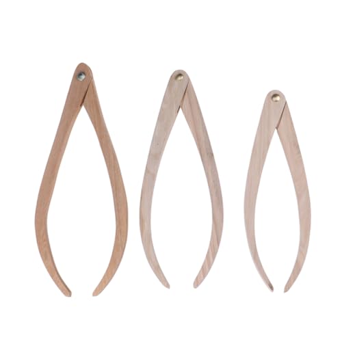 3pcs Wood Calipers Pottery Measuring Tool Pottery Caliper Sculpture Caliper Carving Measuring Tool Clay Measuring Tool Wooden Calipers Pottery Tools Ceramic Measuring Tool HOODANCOS