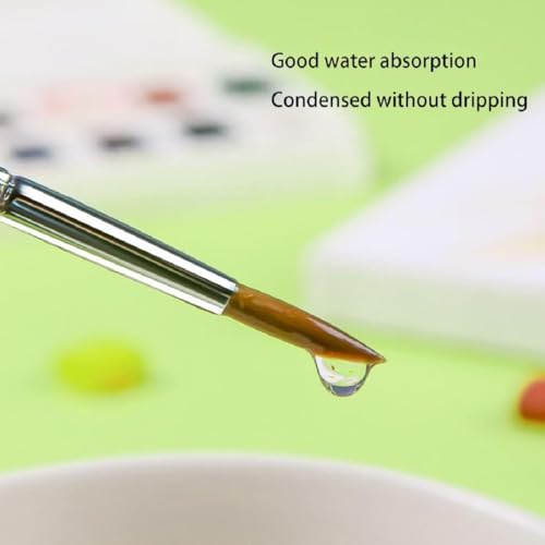 Image of Detail Paint Brushes Set with Triangular Handles,Miniature Brushes for Fine Detailing & Art Painting -Acrylic,Watercolor,Oil,Models,Figurine,Paint by Numbers Kit for Adults (Paint Brush 6 Pcs Set)