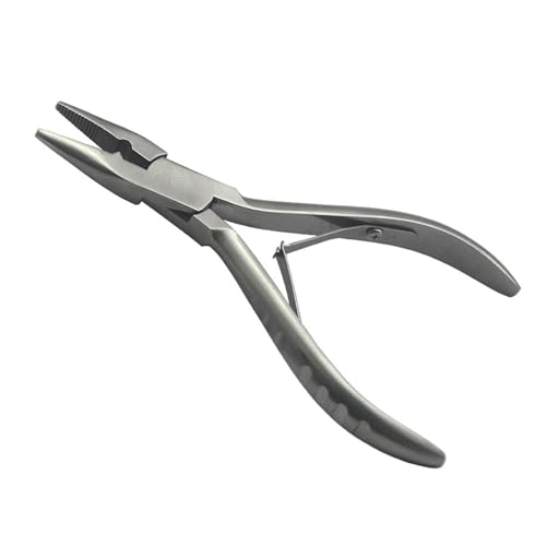 Abridor para extensiones de cabello C alicates multifuncionales de acero 6