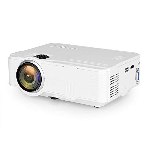 1 Piece Mini 3D Dlp Projector Built-In Speaker Support 1080P 4K Dlp Theater Usb Vga Av Tv Dvd Projector #TOP4