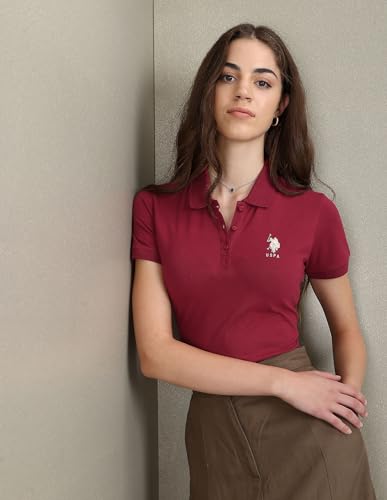 Image of U.S. Polo ASSN. Women's Cotton Slim Fit T-Shirt