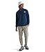 THE NORTH FACE Men's Cedar Trail Grid Fleece 1/4 Zip, Shady Blue, Large