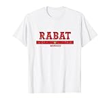 Camisa Vintage Rabat Marruecos - Bandera Marroquí Rabat Camiseta