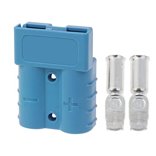 1 plugue de conexão rápida 50A 600V conector de bateria adaptador plugue conector de guincho com 2 p