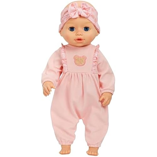 Baby born Learn to Walk Baby Doll Annabell - Blue Eyes: Realistic Features for Kids Ages 3+, Walks, Crawls, Sits & Kicks, Eyes Open & Close, Multiple Sound Effects