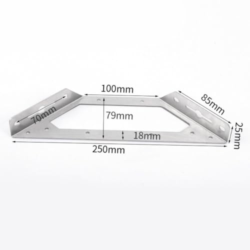 Équerre de fixation pour chaises instables et connecteur d'angle meuble 4pcs