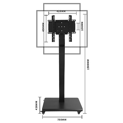 Soporte móvil para TV ajustable THEGA 32-65 pulg. 55 kg miniatura 2