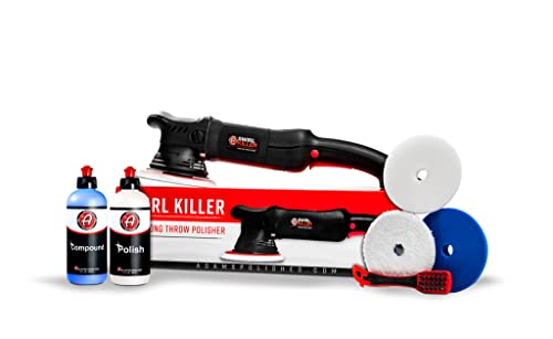 Image of Adam's Polishes Swirl Killer 21mm Polisher Kit (7 Item) - Orbital Polishing Paint Correcting Buffer Tool - Scratch Remover, Correcting Polish - Use Post Car Wash Clay Bar & Pre Wax or Ceramic Coating